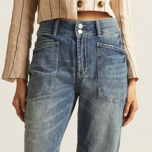 Anthropologie The Wanderer Mid-Rise Relaxed Jeans by Pilcro. 29.